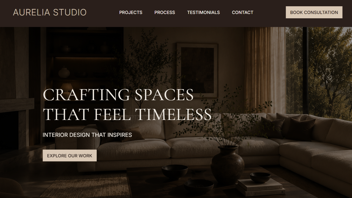 Aurelia Studio website preview